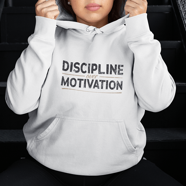 Discipline Over Motivation Recovery Sober Shirt