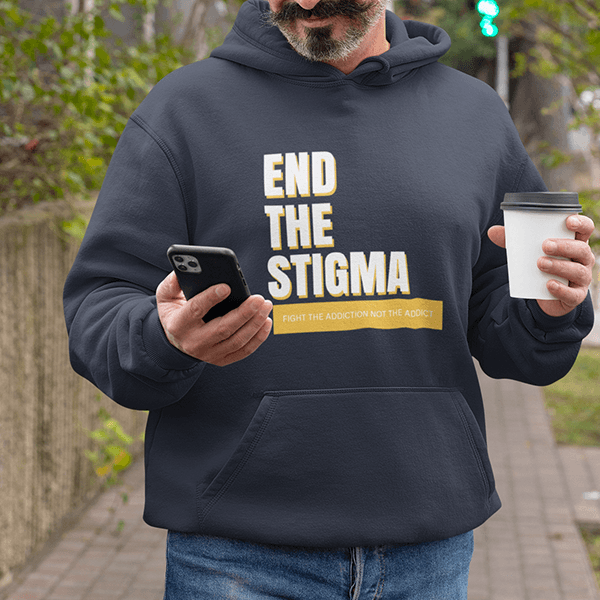 End The Stigma Addiction Recovery Sober Shirt