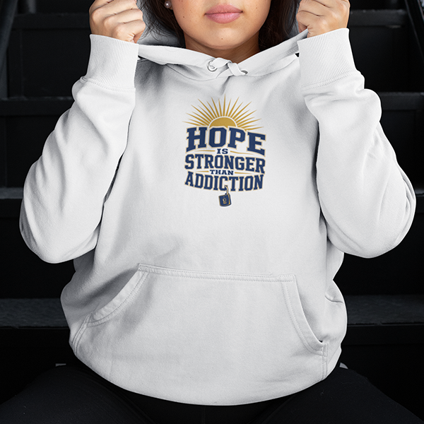 Hope Is Stronger Than Addiction Premium Sober Apparel