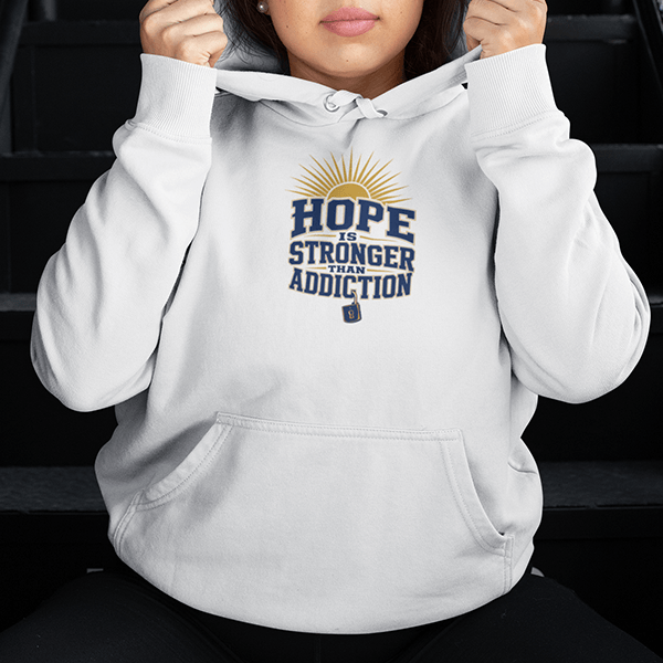 Hope Is Stronger Than Addiction Recovery Sober Shirt