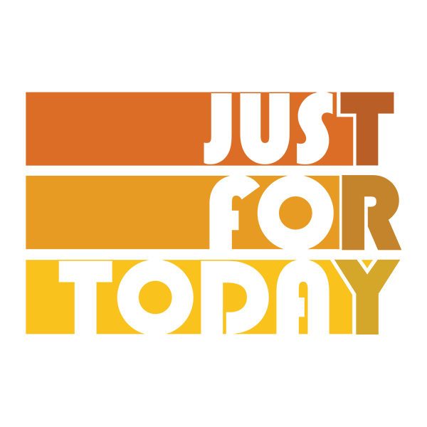Just For Today TRY Retro Premium Sober Apparel | Design