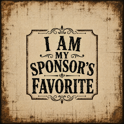 I Am My Sponsor's Favorite Vintage Sober Lifestyle