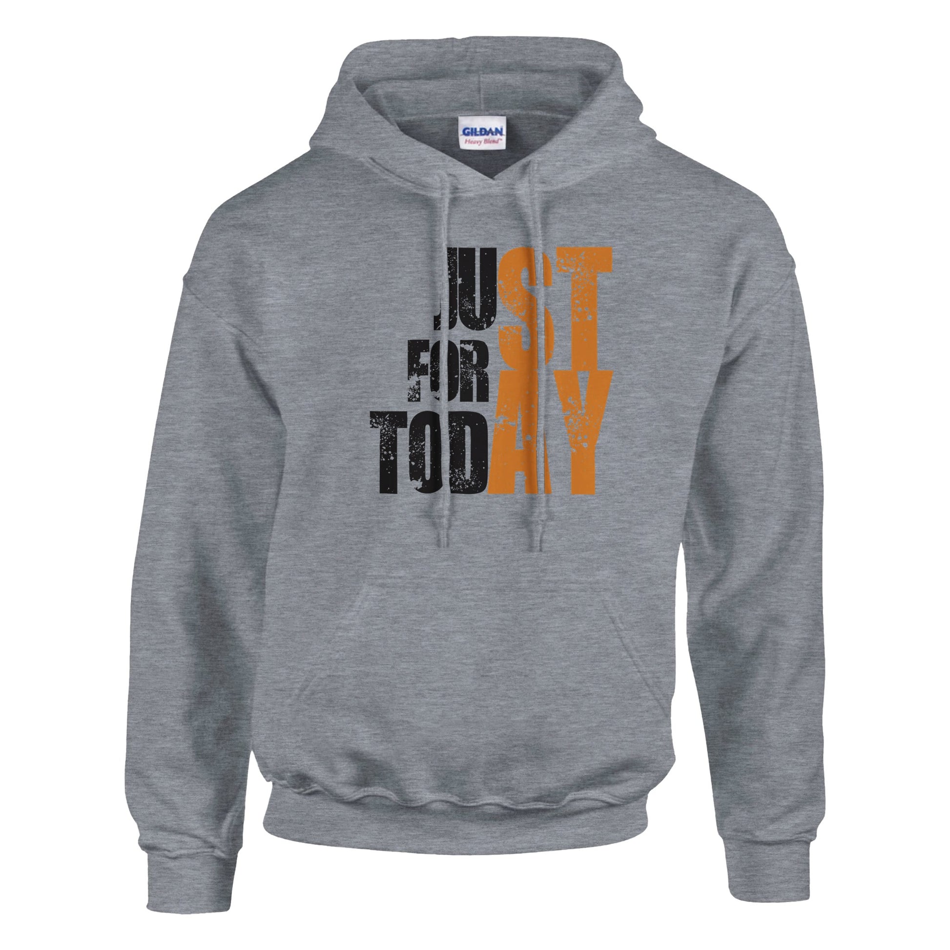 Just For Today STAY Premium Sober Apparel | Hoodie Sports Grey