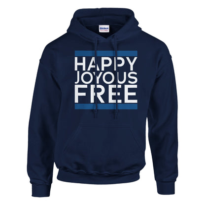 Joyous Free Premium Sober Apparel | Hoodie Navy