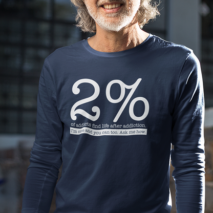 2% Of Addicts Find Life After Addiction. I'm One And You Can Too. Ask Me How Apparel