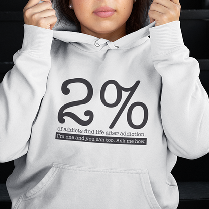 2% Of Addicts Find Life After Addiction. I'm One And You Can Too. Ask Me How Apparel