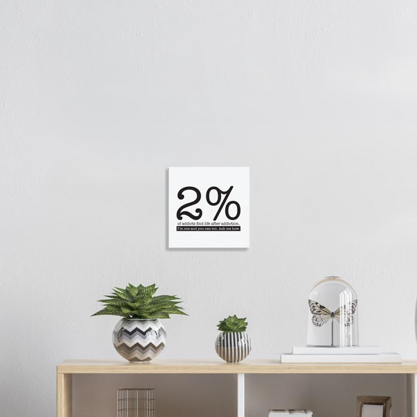2% Of Addicts Find Life After Addiction. I'm One And You Can Too. Ask Me How Merch