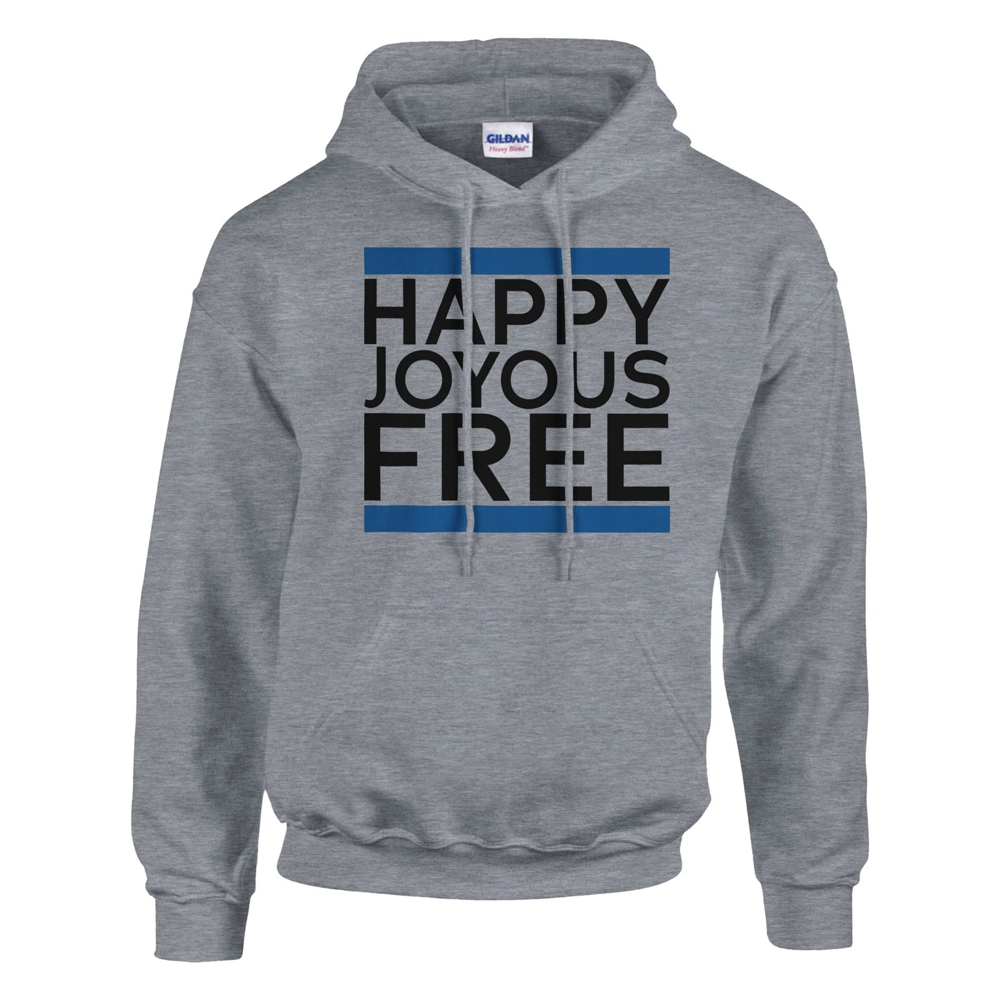 Joyous Free Premium Sober Apparel | Hoodie Sports Grey