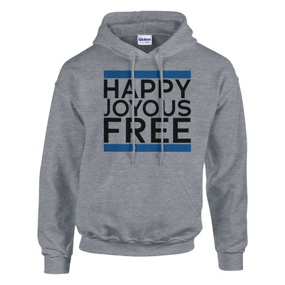 Joyous Free Premium Sober Apparel | Hoodie Sports Grey