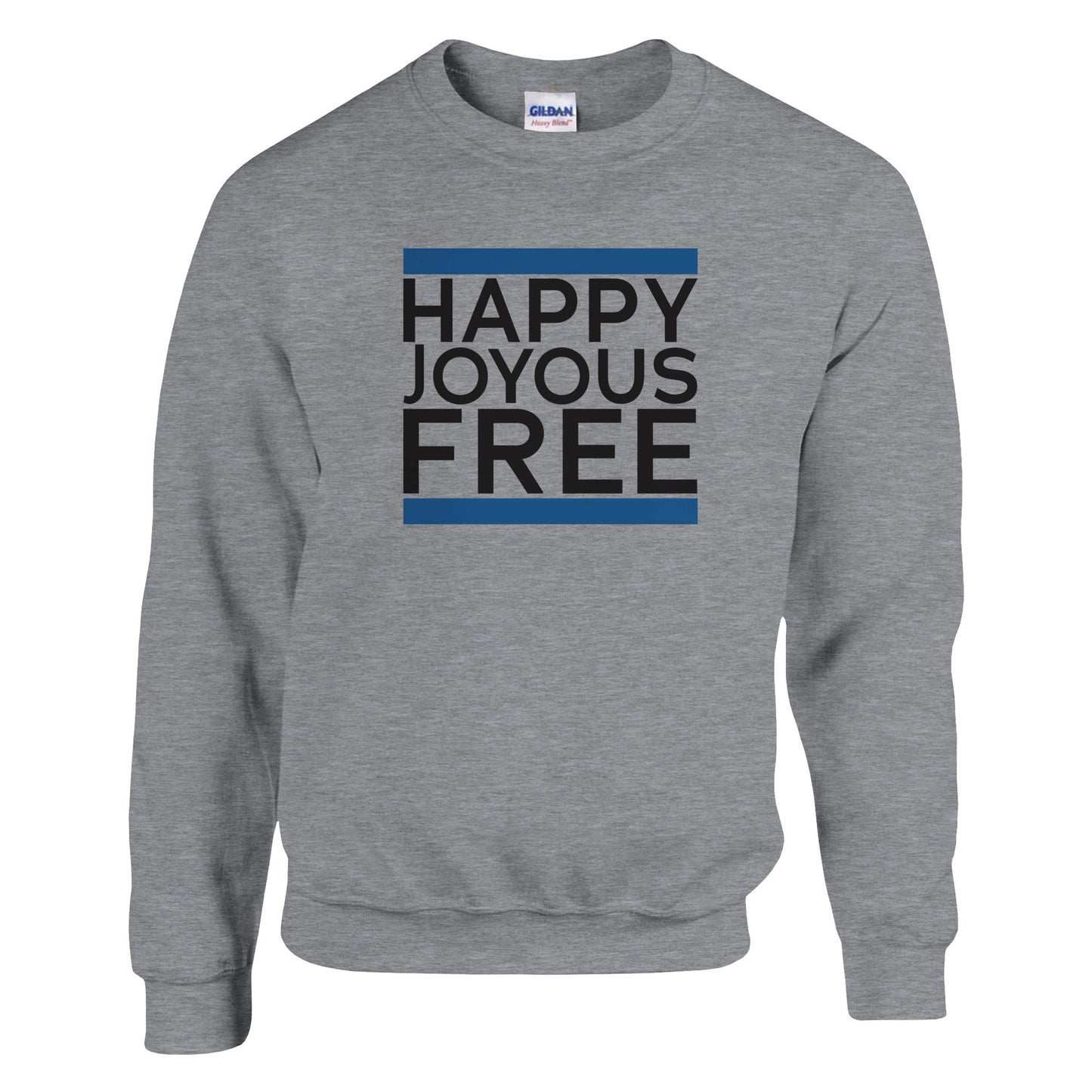 Joyous Free Premium Sober Apparel | Sweatshirt Sports Grey