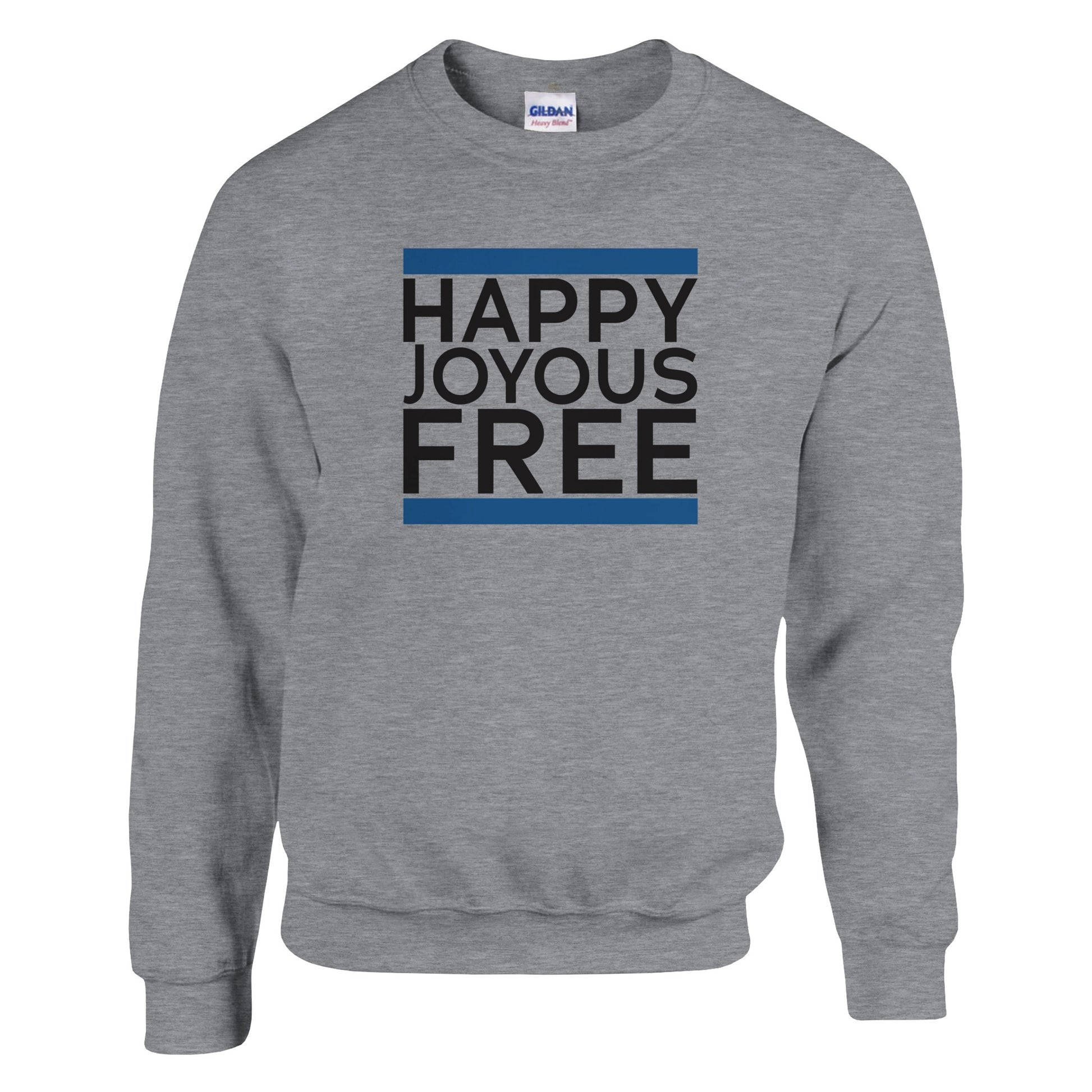 Joyous Free Premium Sober Apparel | Sweatshirt Sports Grey