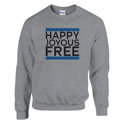 Joyous Free Premium Sober Apparel | Sweatshirt Sports Grey