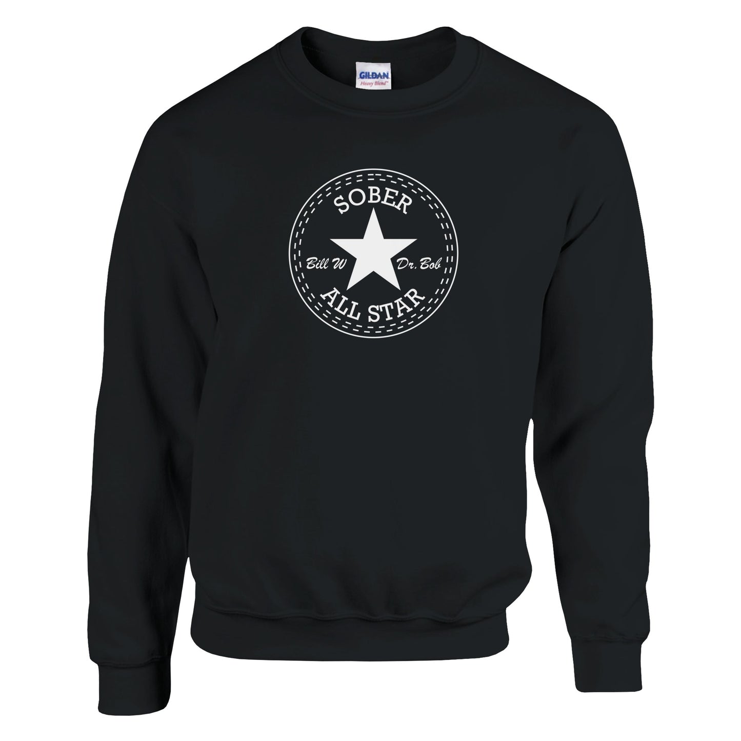 Sober All-Star Premium Sober Apparel | Sweatshirt  Black