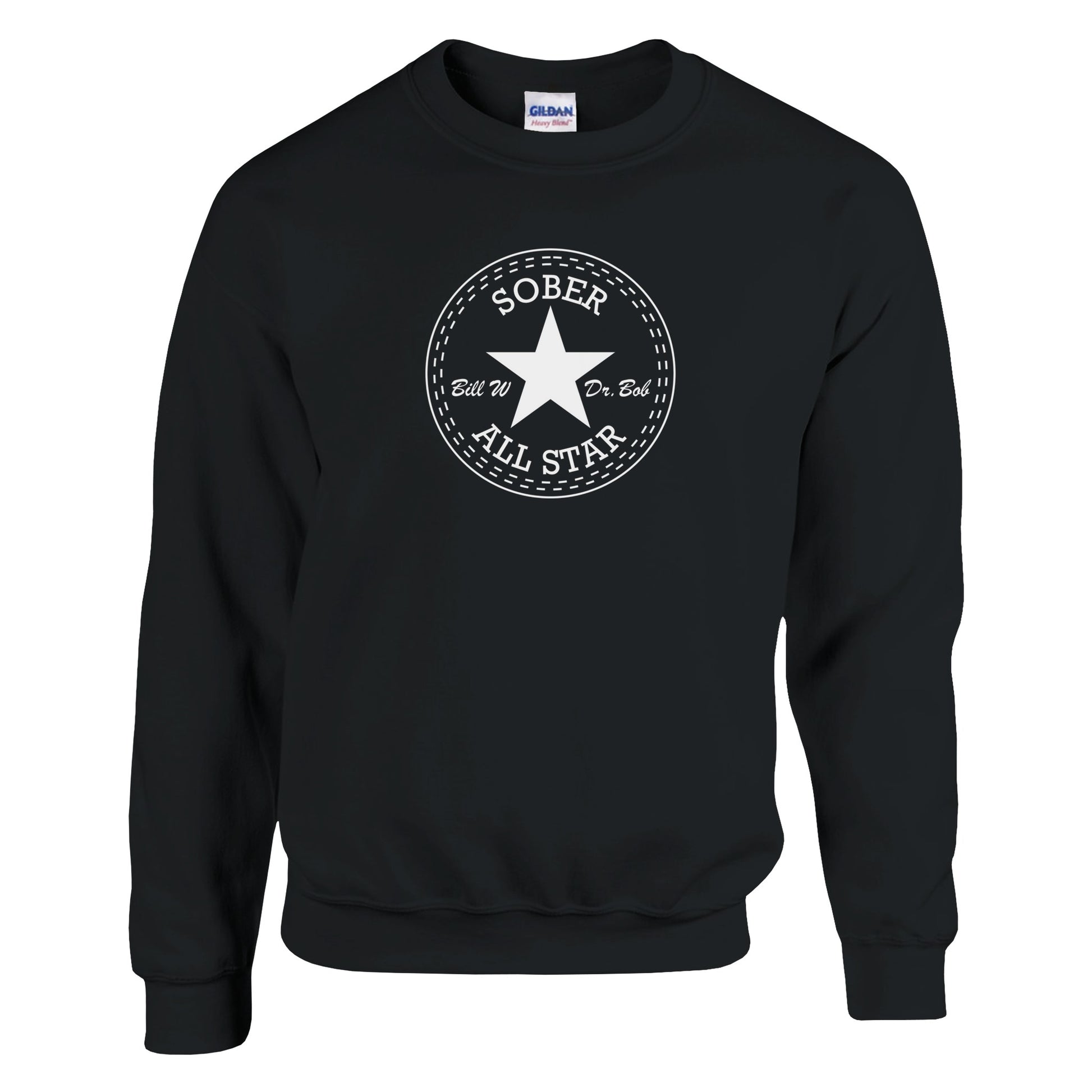 Sober All-Star Premium Sober Apparel | Sweatshirt  Black