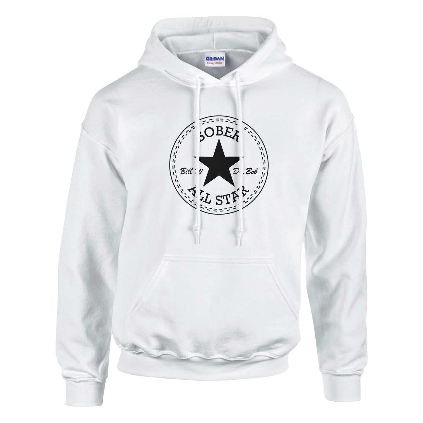 Sober All-Star Premium Sober Apparel | Hoodie White