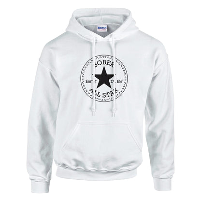 Sober All-Star Premium Sober Apparel | Hoodie White