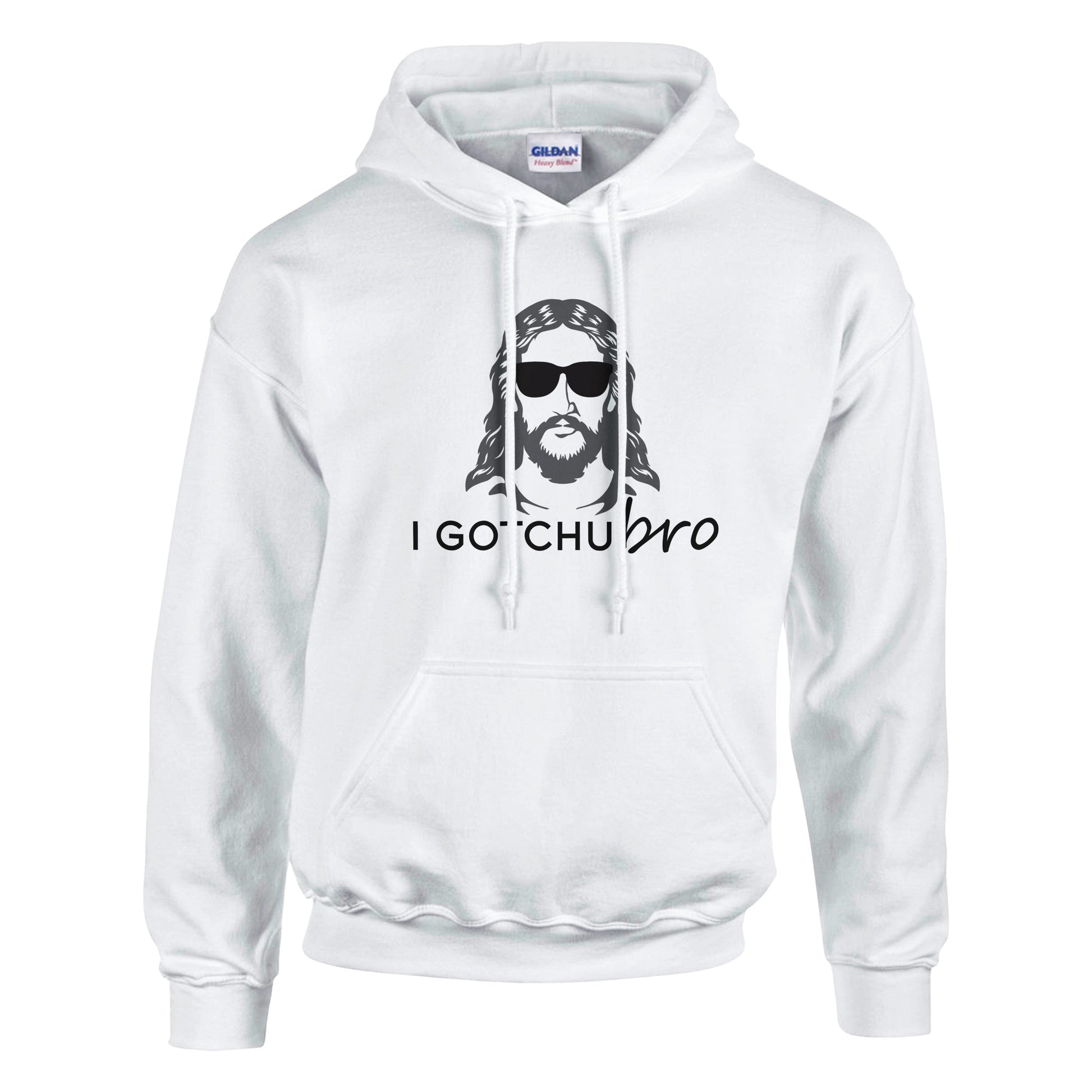 I Gotchu Bro Premium Sober Apparel Hoodie White