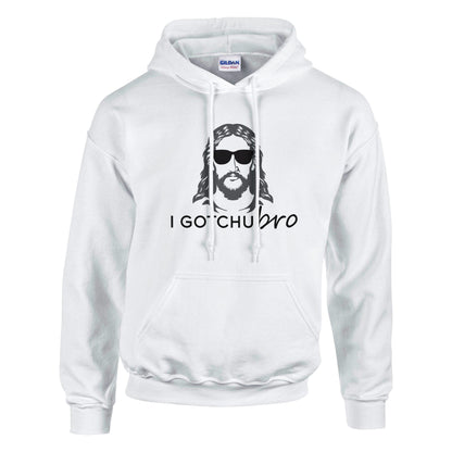 I Gotchu Bro Premium Sober Apparel Hoodie White