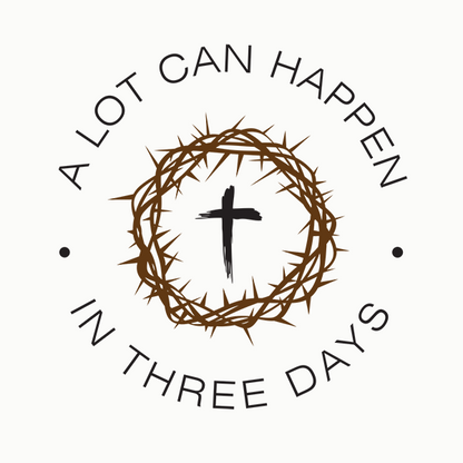 A Lot Can Happen In Three Days Premium Sober Apparel Design