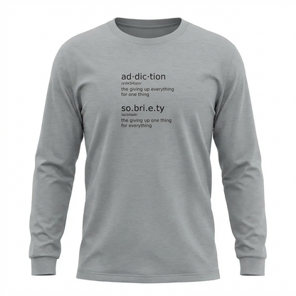 Ad.dic.tion & So.bri.e.ty Apparel