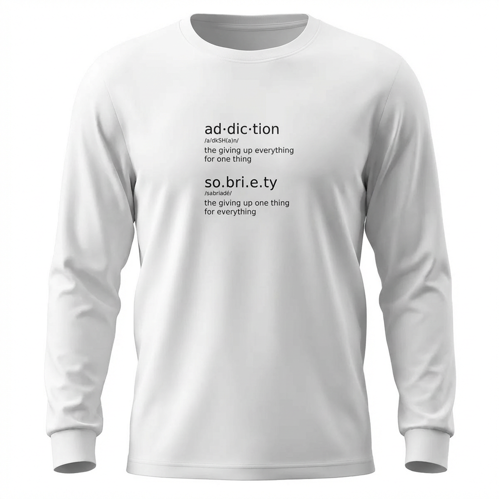 Ad.dic.tion & So.bri.e.ty Apparel