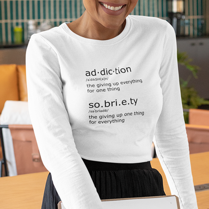 Ad.dic.tion & So.bri.e.ty Apparel