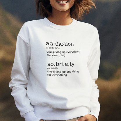 Ad.dic.tion & So.bri.e.ty Apparel