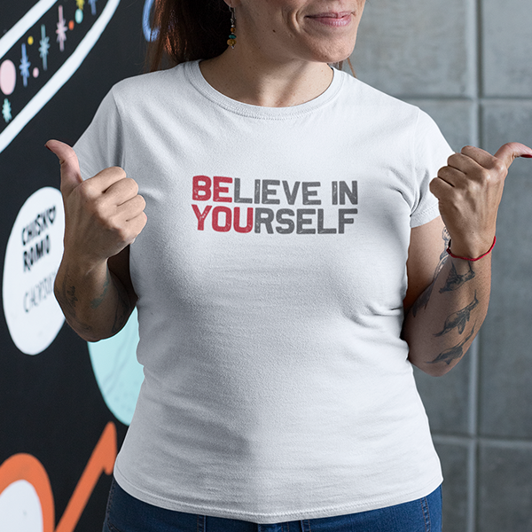 BElieve in YOUrself Premium Sober Apparel