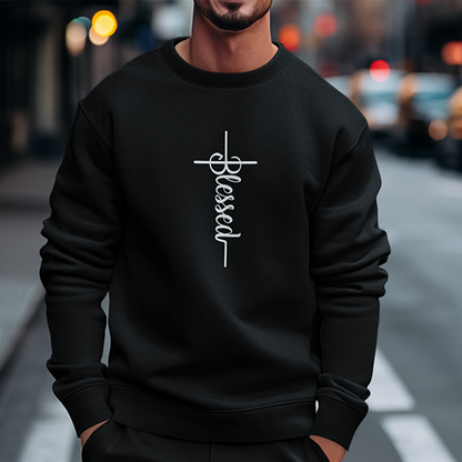 Blessed Cross Premium Sober Apparel