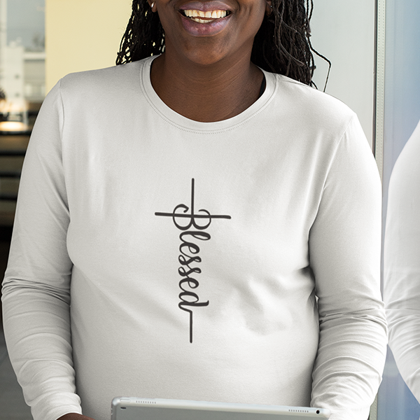 Blessed Cross Premium Sober Apparel