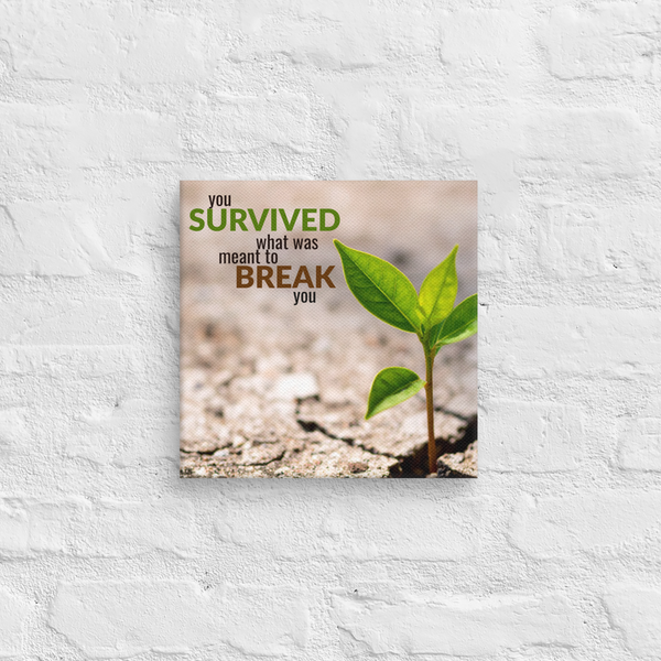 You Survived What Was Meant To Break You Recovery Wall Art