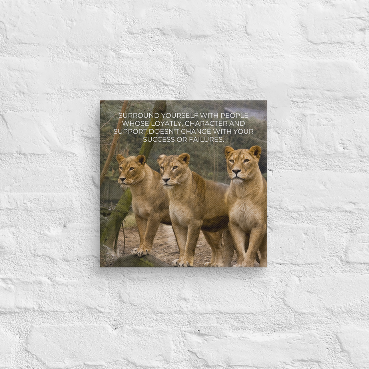 Surround Yourself With People Whose Loyalty, Character And Support Doesn't Change With Your Success Or Failures