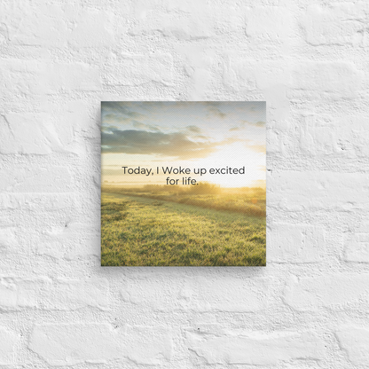 Today, I Woke Up Excited For Life.