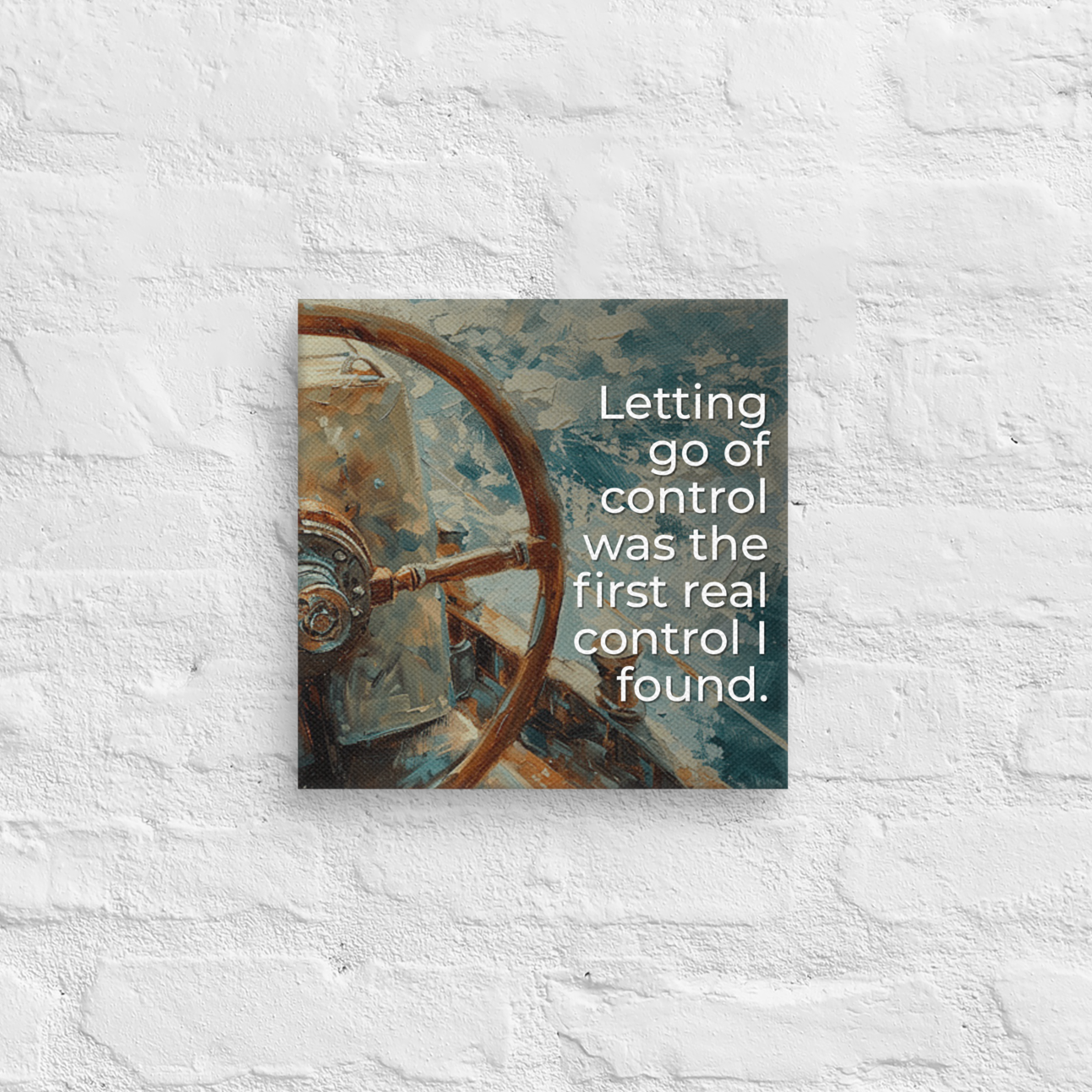 Letting Go Of Control Was The First Real Control I Found