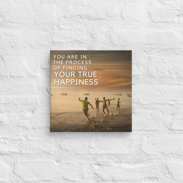 You Are In The Process Addiction Recovery Canvas Wall Art