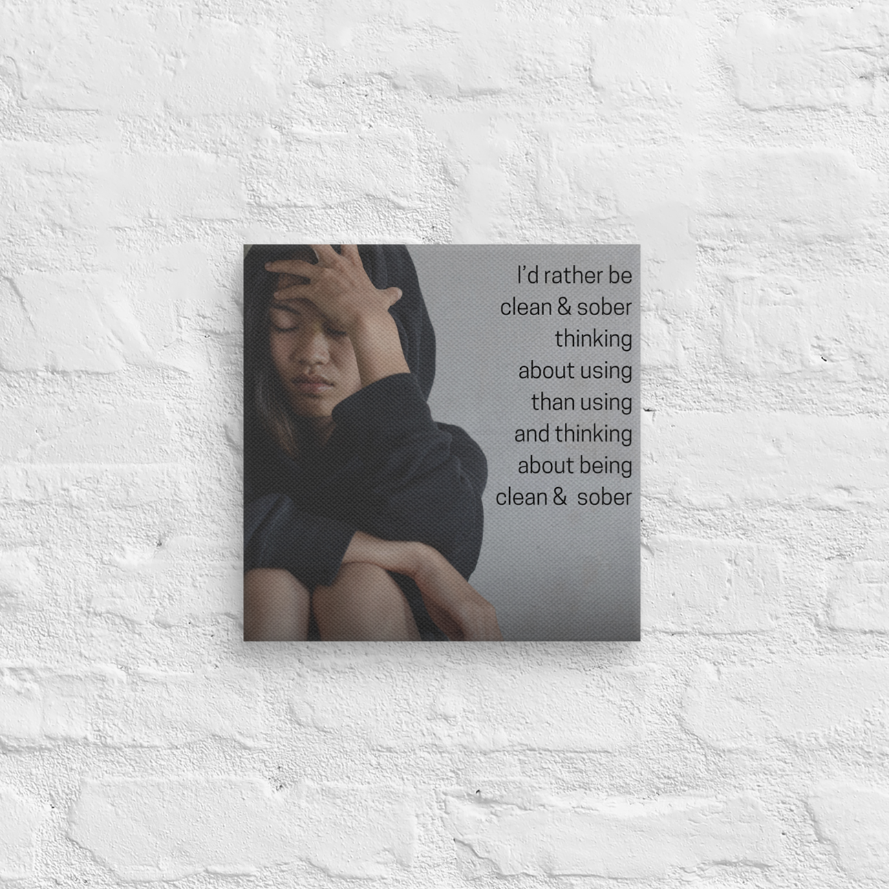 I'd Rather Be Clean & Sober Thinking About Using Than Using And Thinking About Being Clean & Sober