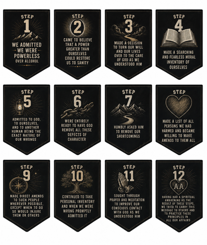 12 Steps Banners Bundle