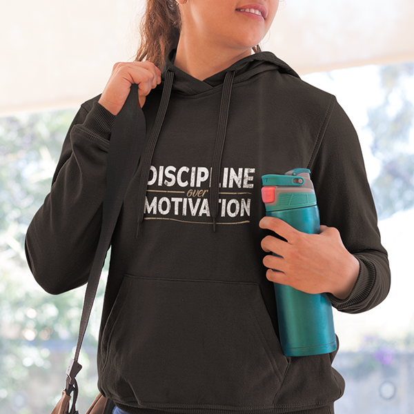 Discipline Over Motivation Premium Sober Apparel
