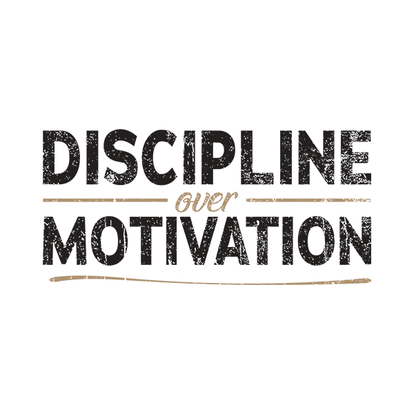 Discipline Over Motivation Premium Sober Apparel