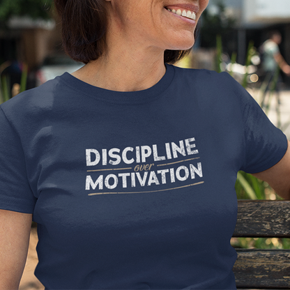 Discipline Over Motivation Premium Sober Apparel