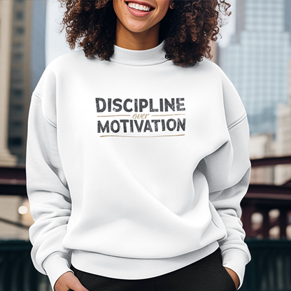 Discipline Over Motivation Premium Sober Apparel