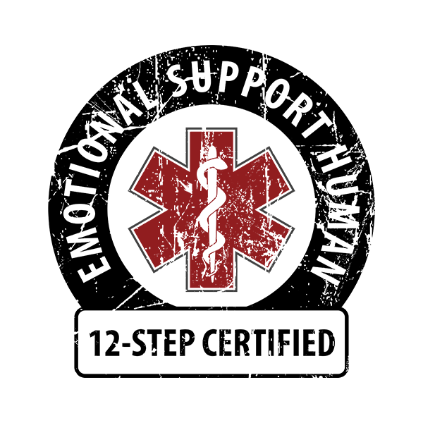 Emotional Support Human Premium Sober Apparel Design