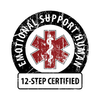 Emotional Support Human Premium Sober Apparel Design