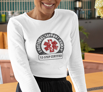 Emotional Support Human Premium Sober Apparel