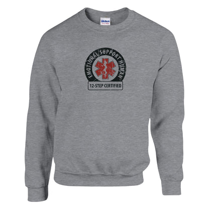 Emotional Support Human Premium Sober Apparel Sports Sweatshirt