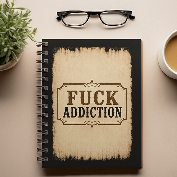 Fuck Addiction Vintage Sober Lifestyle