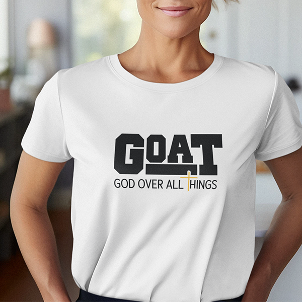 GOAT God Over All Things Premium Sober Apparel