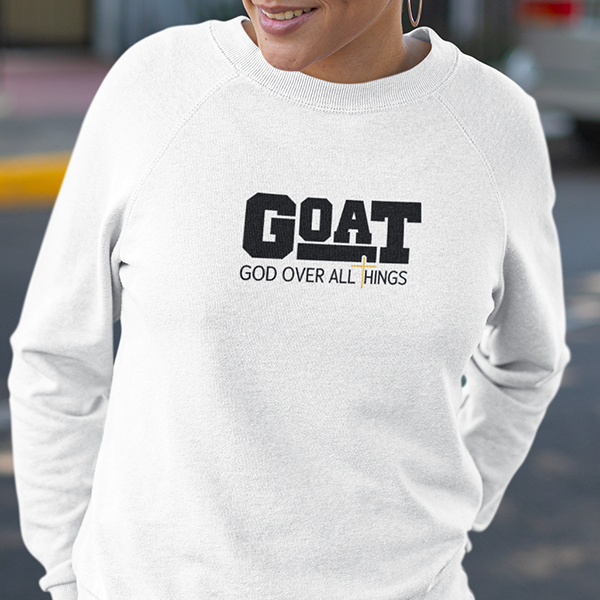 GOAT God Over All Things Premium Sober Apparel