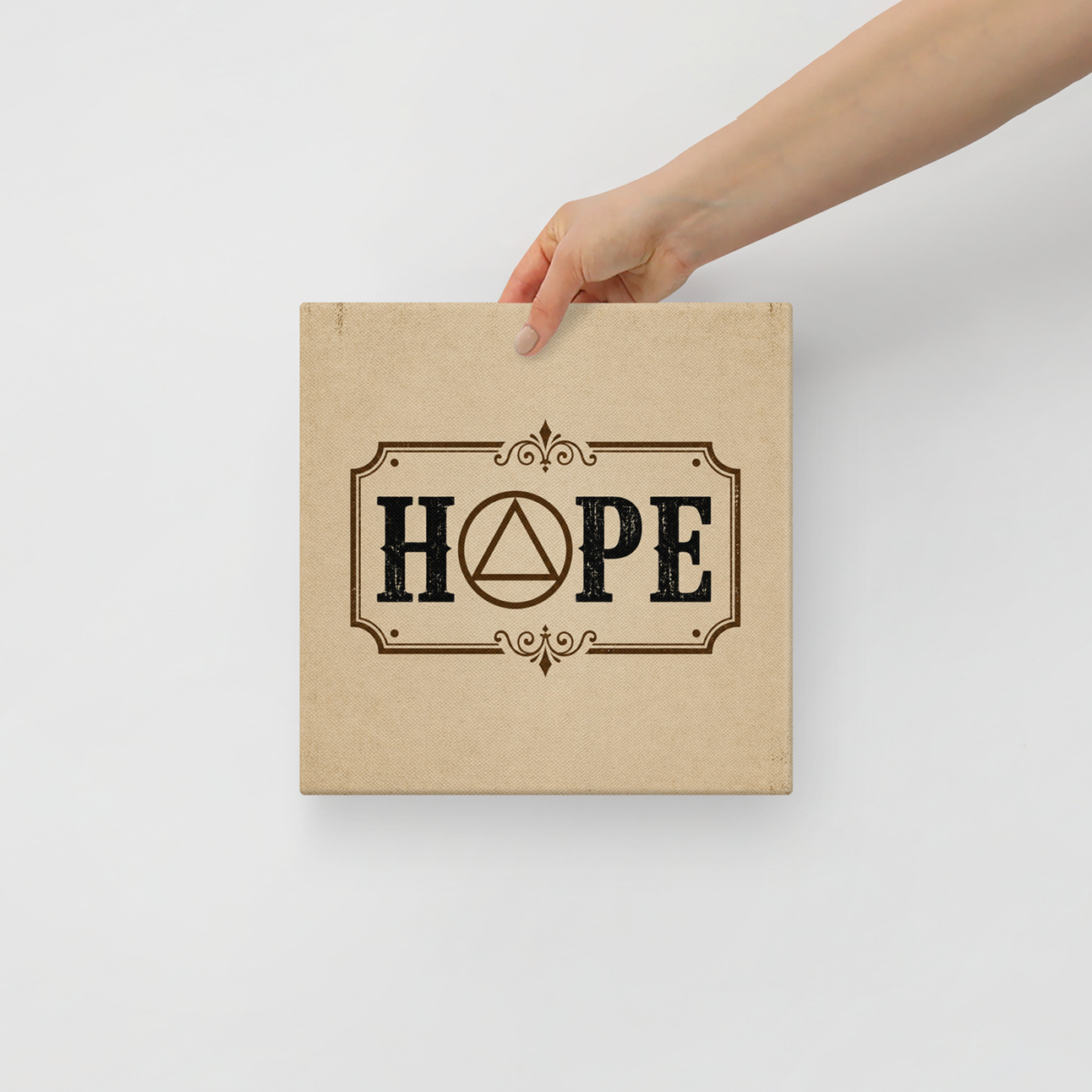 Hope AA Vintage Wall Art Sober Lifestyle