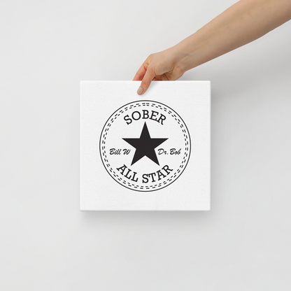 Sober All-Star Addiction Recovery Sobriety Gifts Wall Art
